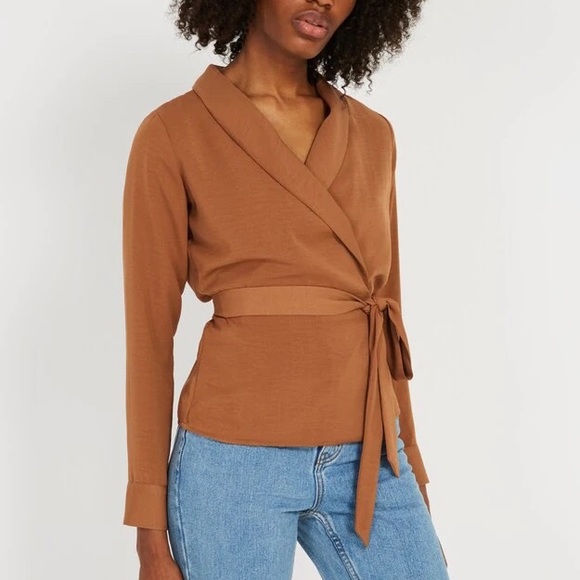 Frank and Oak Wrap Top - Picture 2 of 6